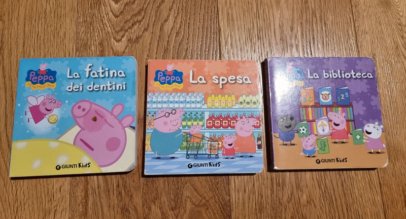 3 Libri cartonati di Peppa Pig