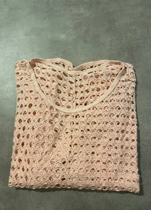 Haut col rond manches courtes transparent, merk: Transparent, staat: Heel goed, maat: L / 40 / 12, € 5,30, € 6,27 inclusief Kopersbescherming