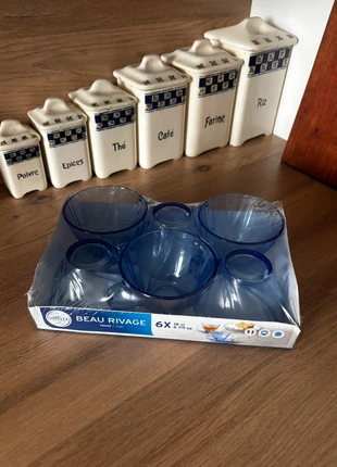 Lot de 6 tasses Duralex beau rivage bleue neuves, marque: DURALEX, état: Neuf avec étiquette, 10,80 €, 12,04 € Protection acheteurs incluse