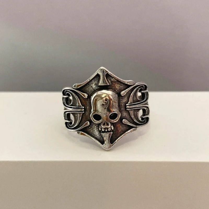 Skull Open Ring for Men Women 1