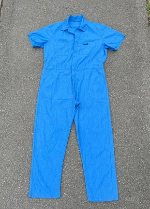 The vintage 1990’s dickies jumpsuit/coverall workwear bleu - Taille M, marca: Dickies, estado: Muito bom, tamanho: M, €29.00, €31.15 inclui Proteção do Comprador Pro