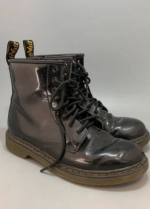 Dr martens Junior Patent Boots (G9, fm), brand: Dr. Martens, condition: Satisfactory, size: 3, £3.00, £3.85 includes Buyer Protection Pro