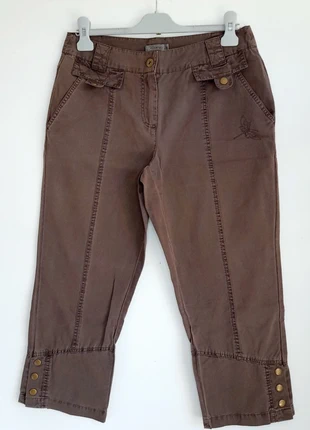 🤎Pantacourt Femme L/40 Marron 100% Coton Tout Simplement🤎, marke: Tout Simplement, zustand: Sehr gut, größe: L / 40 / 12, 4,90 €, 5,85 € inklusive Vinted-Käuferschutz