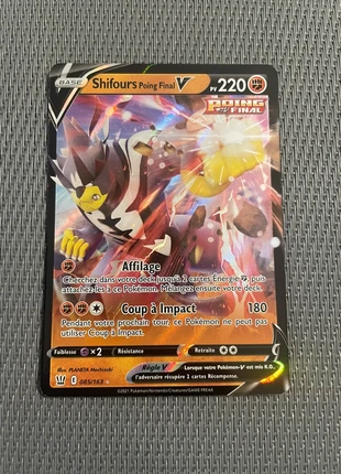 Carte Pokémon Shifours V 085/163 EB05 Styles de Combat FR, marke: Pokémon, zustand: Neu, 3,00 €, 3,85 € beinhaltet Vinted-Käuferschutz Pro