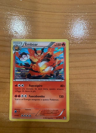 carta pokémon emboar, marque: Pokémon, état: Très bon état, 5,00 €, 5,95 € Protection acheteurs incluse
