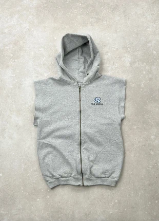 Sweat à capuche / Hoodie Sans manches cropped made in USA Gris fit S, marke: Vintage Dressing, zustand: Gut, größe: S, 20,00 €, 21,70 € beinhaltet Vinted-Käuferschutz Pro