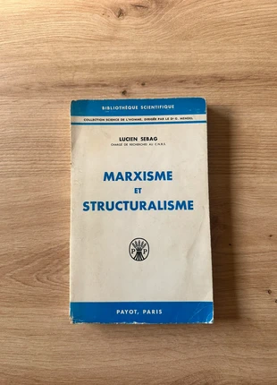 Livre Marxisme et structuralisme, brand: Payot, condition: Satisfactory, €5.00, €5.95 includes Buyer Protection