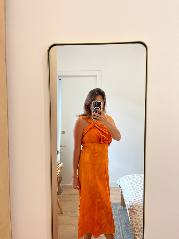 Robe orange 4