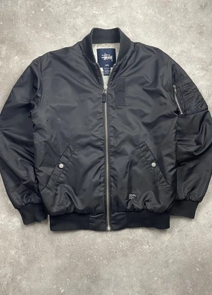 Veste motard blouson bombers Stussy Noir taille S très Bon état, brand: Stüssy, condition: Very good, size: S, €69.00, €73.15 includes Buyer Protection
