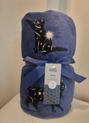 Halloween Black Cat Super Soft Fleece Throw, brand: George, condition: New with tags, size: Other, £6.00, £7.00 includes Buyer Protection