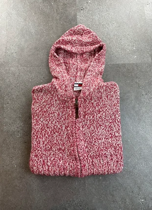 Veste | gilet full zip court à capuche tommy Hilfiger nacré blanc/rouge logo brodé taille M, marque: Tommy Hilfiger, état: Très bon état, taille: M / 38 / 10, 25,00 €, 26,95 € Protection acheteurs incluse