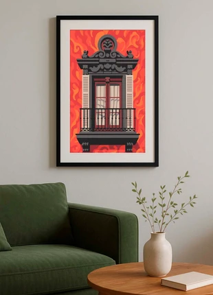 Lámina decorativa Original "Balcón de Plaza Mayor Madrid", marca: Original, estado: Nuevo sin etiquetas, 9,90 €, 11,10 € Protección al comprador incluida