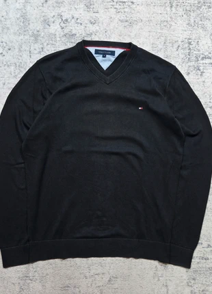 🖤 Pull Tommy Hilfiger Noir Col V M Vintage Old Money, brand: Tommy Hilfiger, condition: Very good, size: M, €34.95, €37.40 includes Buyer Protection Pro