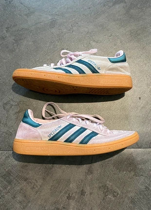 Adidas Originals Spezial Handball Femme baskets sneakers + boîte | Gris/Rose/Vert | Taille 39, marca: adidas, estado: Bueno, tamaño: 39, 29,00 €, 31,15 € Protección al comprador incluida