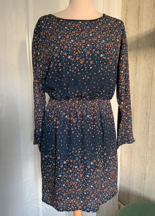 Robe demi-saison marine et orange Pepe jeans taille :36, merk: Pepe Jeans, staat: Heel goed, maat: S / 36 / 8, € 7,00, € 8,05 inclusief Kopersbescherming