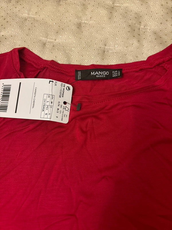 Camiseta Mango nueva con etiquetas talla L Vinted