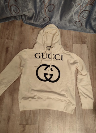 Gucci hoodie white Vinted