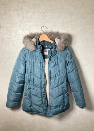 Parka bleu Okaïdi taille 12 ans, merk: Okaïdi, staat: Heel goed, maat: 12 jaar / 152 cm, € 12,00, € 13,30 inclusief Kopersbescherming