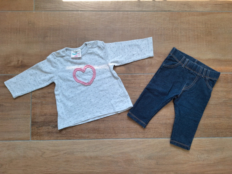 Set Shirt und Jeans Gr. 62 Topomini 1