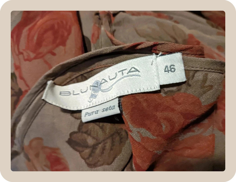 #Gonna seta #46IT #42EU #Blunauta #silk #skirt 2