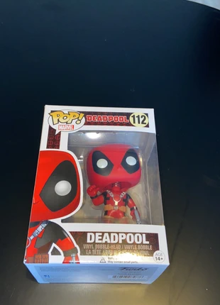 Figurine pop deadpool, marke: Marvel, zustand: Neu, mit Etikett, größe: Einheitsgröße, 10,00 €, 11,20 € inklusive Vinted-Käuferschutz