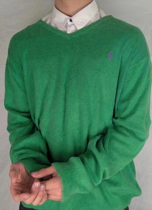 Pull Ralph Lauren vert XL, brand: Ralph Lauren, condition: Very good, size: XL, 15.00 €, 16.45 € includes Buyer Protection