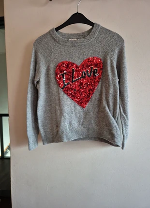 Ronde hals trui, merk: H&M, staat: Heel goed, maat: M / 38 / 10, € 1,50, € 2,28 inclusief Kopersbescherming