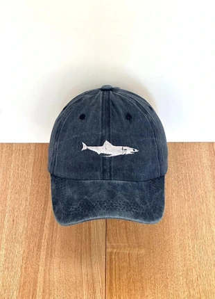 Casquette Vintage Bleu Délavée Requin Brodé Style 90s Unisexe, marke: Vintage Animals, zustand: Neu, größe: Einheitsgröße, 20,00 €, 21,70 € beinhaltet Vinted-Käuferschutz Pro