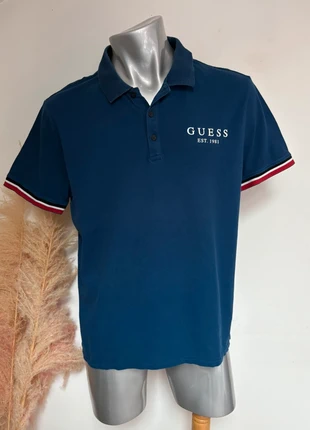 Polo manches courtes slim fit bleu Guess Taille XL, marca: GUESS, estado: Muy bueno, tamaño: XL, 10,00 €, 11,20 € Protección al comprador Pro incluida