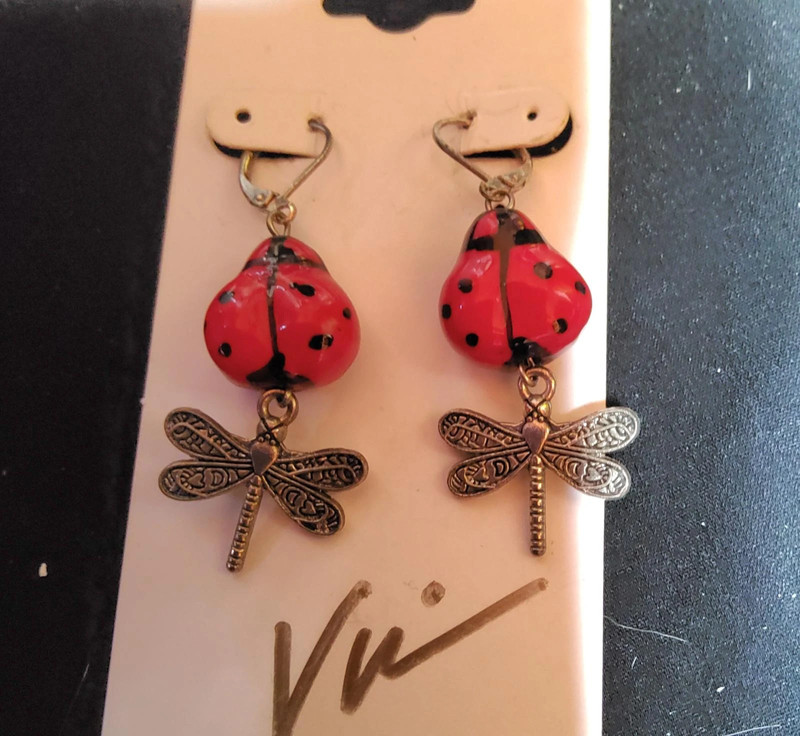 V Buggered Earrings 1