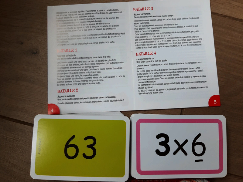 Cartatoto Multiplication, Board Game