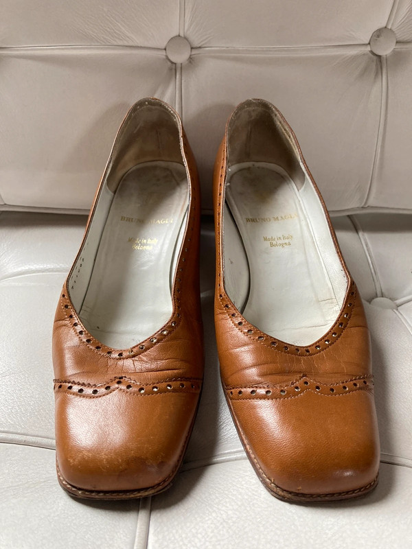 Vintage Bruno Magli leather soled women s shoes Vinted