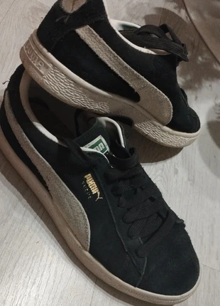 Puma suede noir femme, brand: Puma, condition: Good, size: 38, €5.00, €5.95 includes Buyer Protection