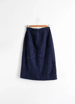 Vintage navy wool skirt | Jupe vintage bleu marine, marque: Vintage, état: Très bon état, taille: XS / 34 / 6, 16,00 €, 17,50 € Protection acheteurs (Pro) incluse