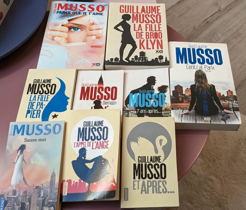 Lot de 7 livres Guillaume Musso - Liouda Livre