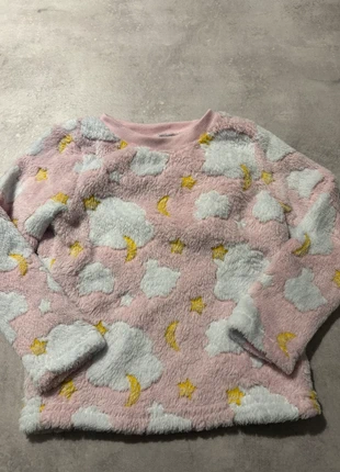 Haut de pyjama Shein 4 ans rose tout doux motif nuages et étoiles, marke: Shein, zustand: Sehr gut, größe: 4 Jahre / 104, 1,00 €, 1,75 € inklusive Vinted-Käuferschutz