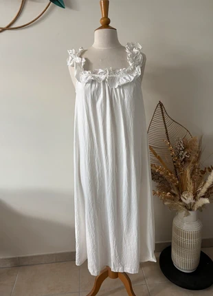 Robe blanche été mango L, marke: Mango, zustand: Sehr gut, größe: L / 40 / 12, 11,99 €, 13,29 € inklusive Vinted-Käuferschutz