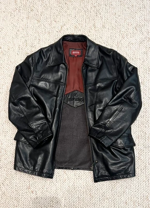 Veste en cuir Redskins vintage Y2K - motard / streetwear taille L, merk: Redskins, staat: Heel goed, maat: L, € 70,00, € 74,20 inclusief Kopersbescherming