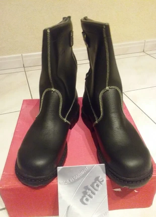 Bottes de sécurité cuir noir neuves , marca: Atlas, estado: Nuevo con etiquetas, tamaño: 43, 65,00 €, 68,95 € Protección al comprador incluida