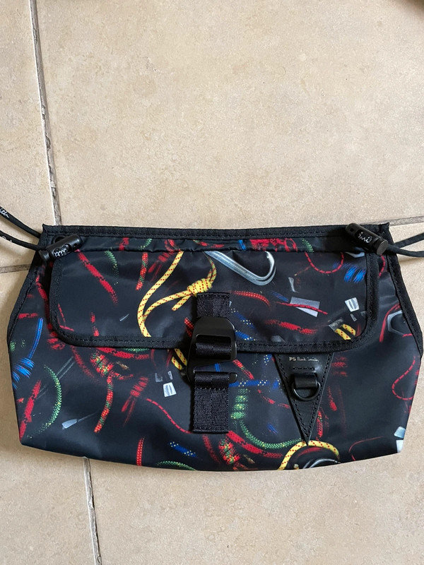 PS PAUL SMITH ROPE PRINT CROSSBODY BAG POUCH RETAIL BNWT