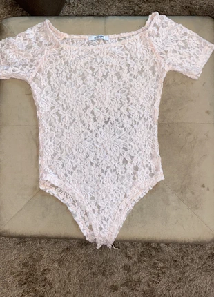 body di pizzo trasparente rosa, marque: Gold & Gold, état: Neuf sans étiquette, taille: S / 36 / 8, 5,00 €, 5,95 € Protection acheteurs incluse