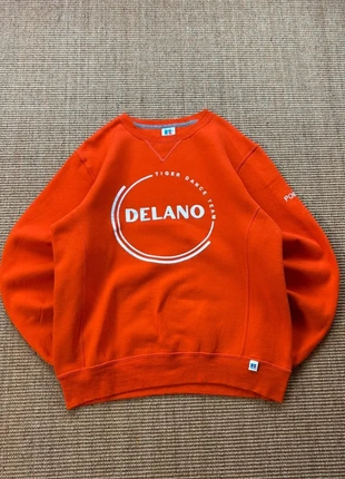 Russell Athletic crewneck orange Delano Tiger Dance Team print université USA 2000s M mixte #0303, marke: Russell Athletic, zustand: Sehr gut, größe: M, 34,65 €, 37,08 € beinhaltet Vinted-Käuferschutz Pro