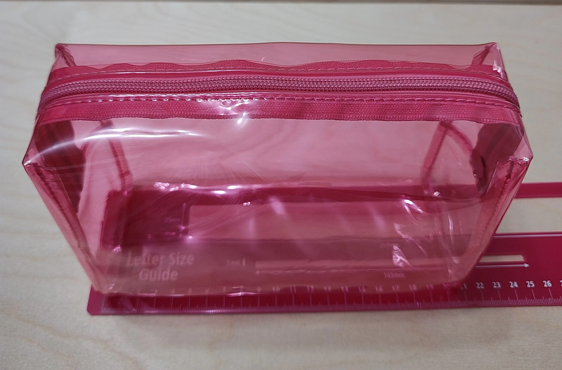Marks and Spencer Pink Zipped Makeup Cosmetic Bag Wash Bag 5