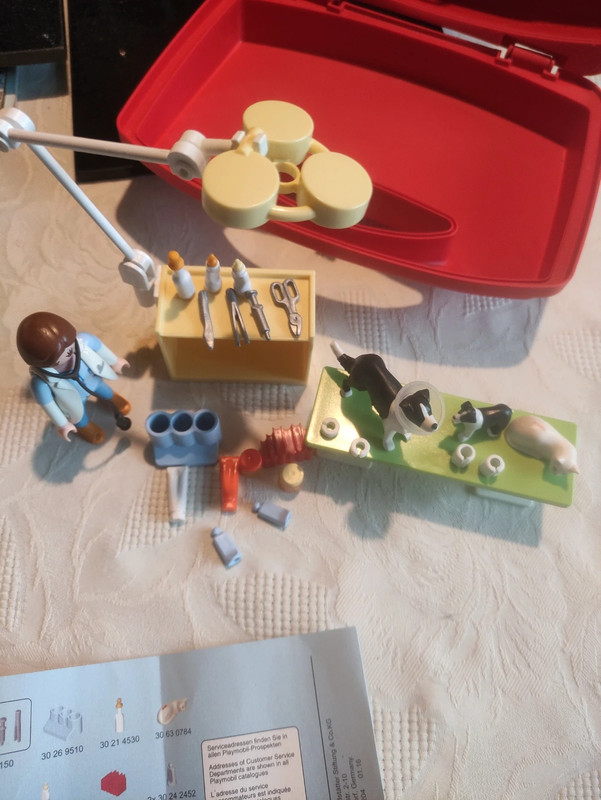 Playmobil vet visit carry case sales