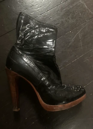 Zwarte lakleren laarsjes (Rocco P), marca: Rocco P., estado: Muy bueno, tamaño: 38, 13,50 €, 14,88 € Protección al comprador incluida