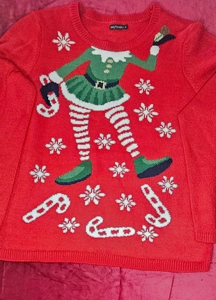 🎄 Pull de Noël In Extenso – Taille XL 🎄, marque: Rouge, état: Très bon état, taille: XL / 42 / 14, 8,00 €, 9,10 € Protection acheteurs incluse