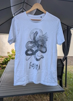 Tee-shirt blanc gojira, brand: B&C Collection, condition: Very good, size: L / 40 / 12, €10.00, €11.20 includes Buyer Protection