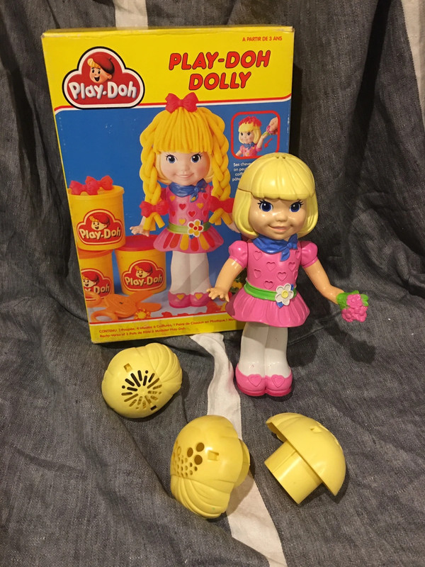 Lot de 2 anciens jeux Play-Doh Vintage Le coiffeur et les