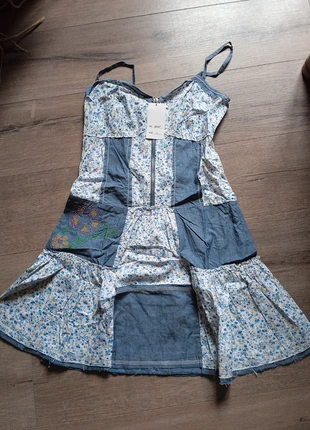 Robe courte fleurie bleue T 40, brand: Loline, condition: New with tags, size: L / 40 / 12, €5.00, €5.95 includes Buyer Protection