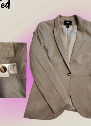 Veste-chemise grise - Marque H&M, taille 42 (XL), marke: H&M, zustand: Sehr gut, größe: XL / 42 / 14, 10,00 €, 11,20 € inklusive Vinted-Käuferschutz